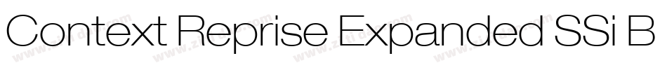 Context Reprise Expanded SSi Bold Expanded字体转换